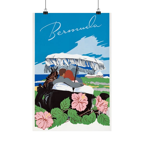13710403347321182984_2048.jpeg Bermuda - Adolph Treidler (c. 1940-50) - Vintage Travel Poster Print