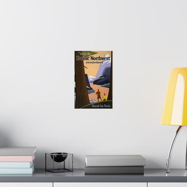 13828511568642110774_2048.jpeg Visit the Pacific Northwest Wonderland... Travel by Train - Kenneth and William Willmarth (1925) - Vintage Travel Poster Print