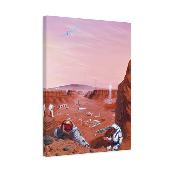 13874400842597235758_2048.jpeg Exploration of the Surface of Mars - NASA (2005) - Space Age Canvas Print