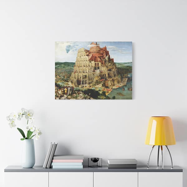 14253353678234737932_2048.jpeg The Tower of Babel - Pieter Bruegel the Elder (1563) - Renaissance Canvas Print