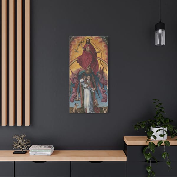 14406964953931444205_2048.jpeg The Beaune Altarpiece (The Last Judgement) - Center Panel - Rogier van der Weyden (c. 1443-51) - Medieval Canvas Print