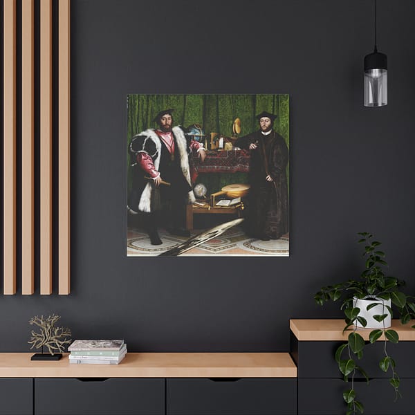 14412523609932297651_2048.jpeg The Ambassadors - Hans Holbein the Younger (1533) - Renaissance Canvas Print