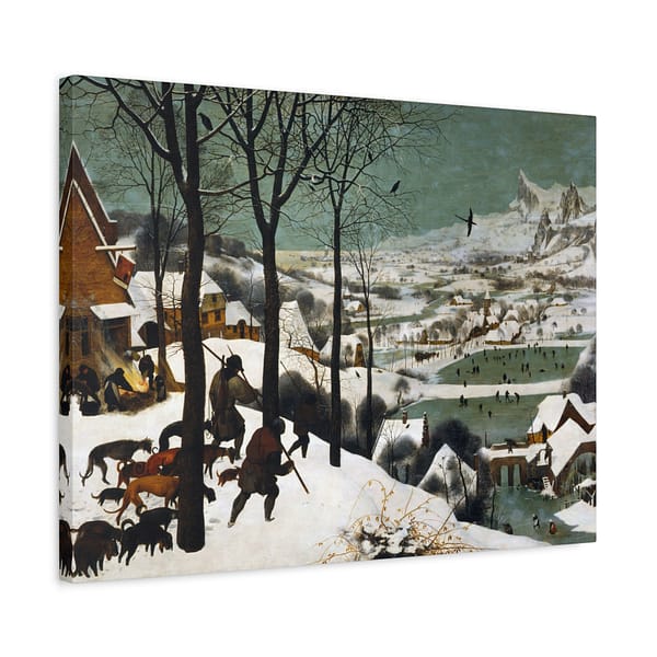 1444058407905696585_2048.jpeg Hunters in the Snow - Pieter Bruegel the Elder (1565) - Renaissance Canvas Print