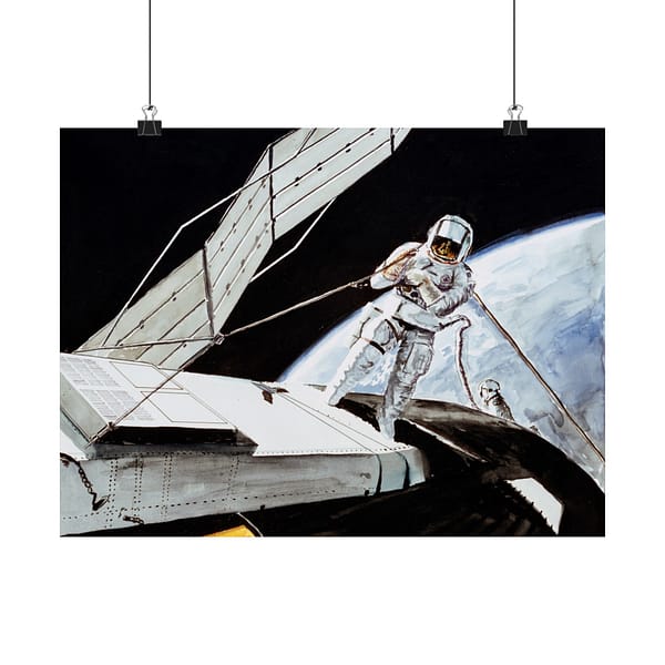 14456200474665836282_2048.jpeg Charles Conrad Jr., Skylab 2 Commander - NASA, Paul Fjeld (1973) - Space Age Poster Print