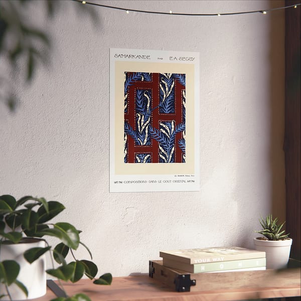 14493275813989520612_2048.jpeg Fern Pochoir Pattern - Compositions dans le Gout Oriental - E. A. Séguy (1914) - Art Deco Poster Print