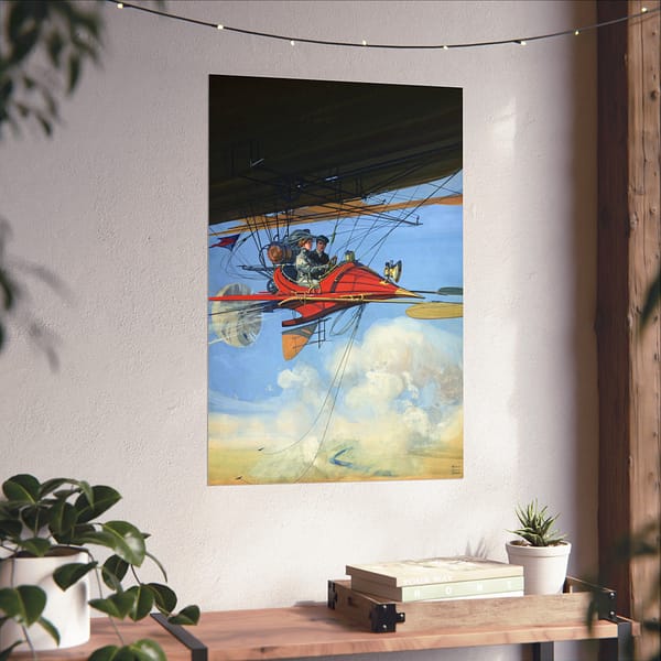 14512050219814739862_2048.jpeg Vintage Air Travel - Harry Grant Dart - Vintage Art Poster Print