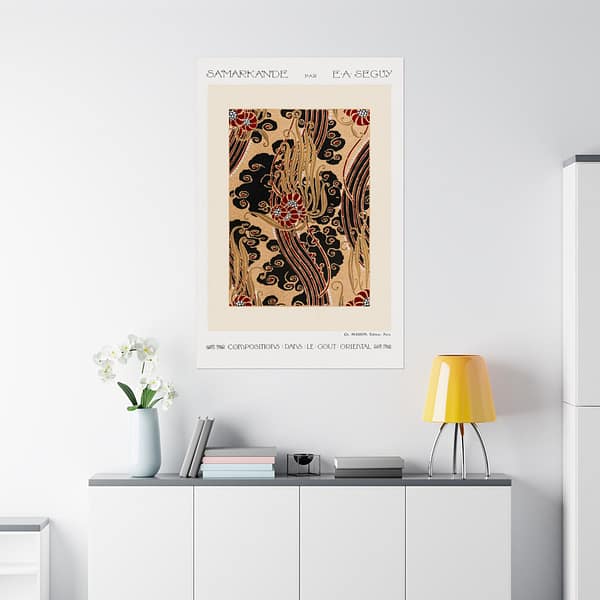 14698904130550860761_2048.jpeg Flower Pattern Stencil Print - Compositions dans le Gout Oriental - E. A. Séguy (1914) - Art Deco Poster Print