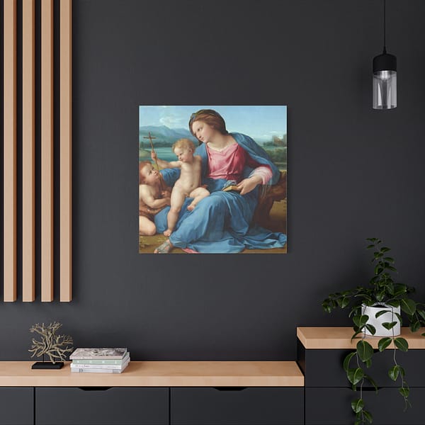 14740749706333084279_2048.jpeg The Alba Madonna - Raphael (c. 1510) - Renaissance Canvas Print