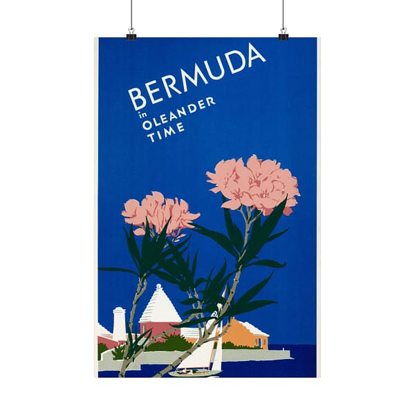 14748332027563192460_2048.jpeg Bermuda in Oleander Time Adolph Treidler (1952) - Vintage Travel Poster Print