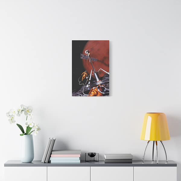 14835514346039301832_2048.jpeg Possible Exploration Programs - NASA, Pat Rawlings (1986) - Space Age Canvas Print