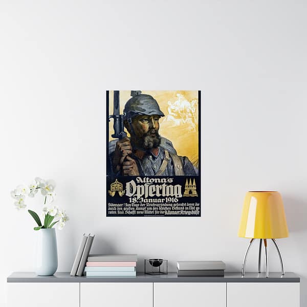 14846883701905452175_2048.jpeg Altona's Opfertag, 18. Januar - Wilhelm Battermann (1916) - Patriotic WWI Poster Print