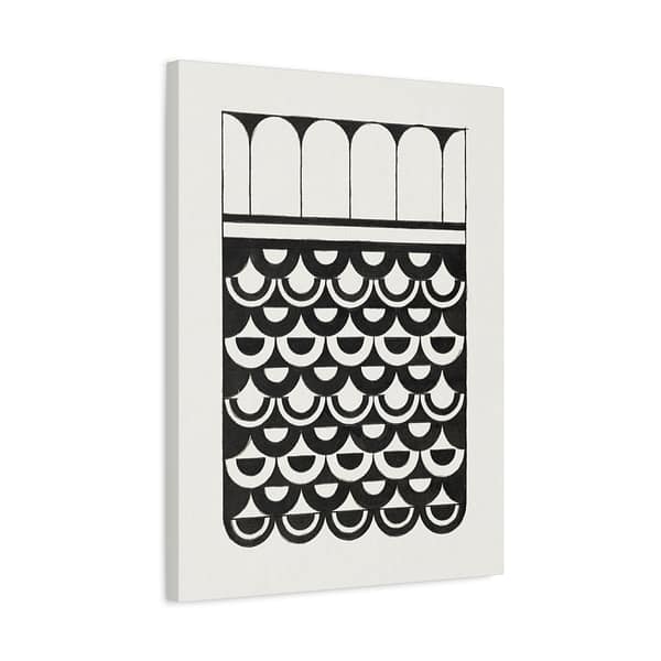 14847086669641283528_2048.jpeg Ornament of Scales (Ornament van Schubben) - Samuel Jessurun de Mesquita - Art Deco Canvas Print