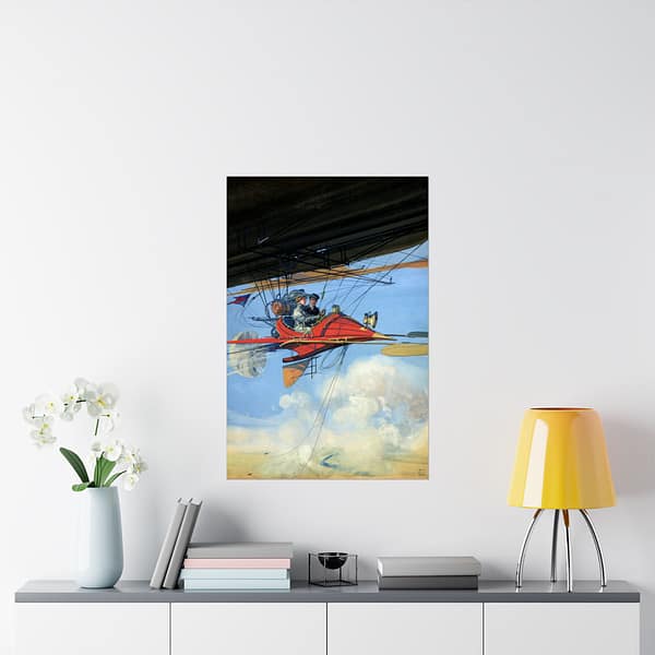 14870461704780124585_2048.jpeg Vintage Air Travel - Harry Grant Dart - Vintage Art Poster Print