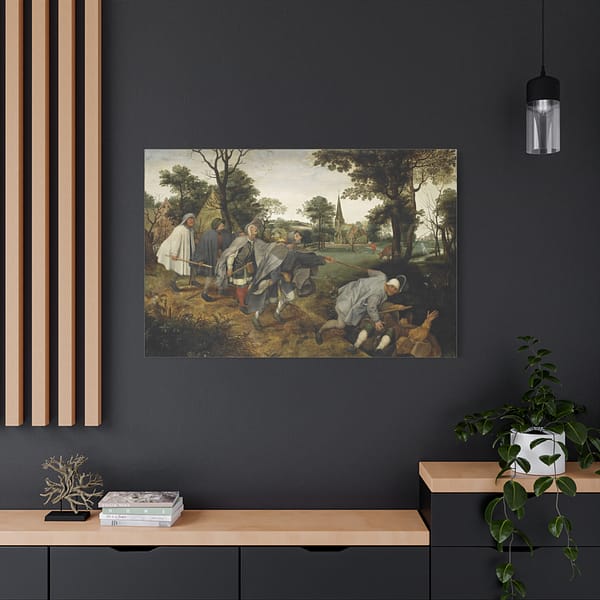 14996071501700711916_2048.jpeg The Parable of the Blind Leading the Blind - Pieter Bruegel the Elder (1568) - Renaissance Canvas Print