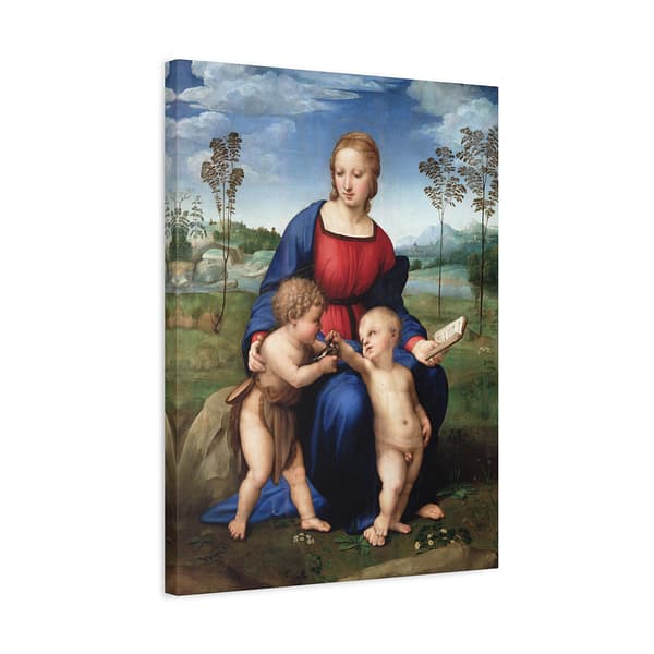 15045079079318140759_2048.jpeg The Alba Madonna - Raphael (c. 1510) - Renaissance Canvas Print