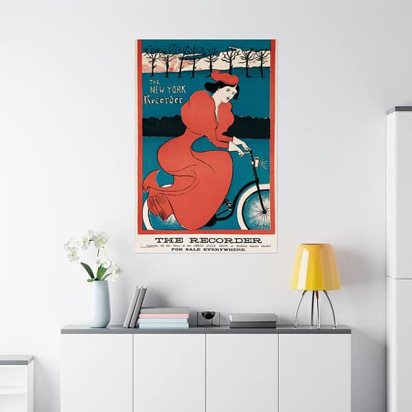 15384185050326076880_2048.jpeg The New York Recorder - G. F. Scotson-Clark (1895) - Art Nouveau Poster Print