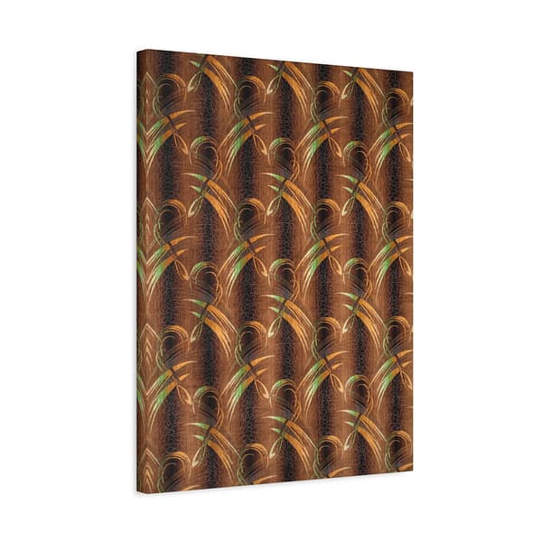 15385435780487425441_2048.jpeg Stylized Leaf Velvet Fabric Pattern (c. 1930s) - Art Deco Canvas Print