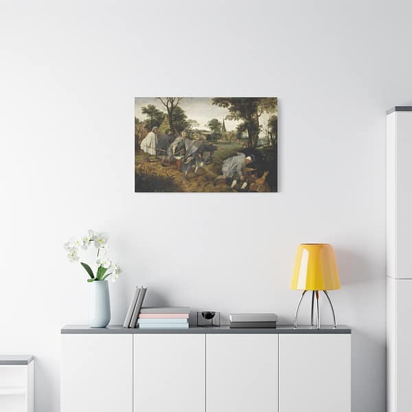 15403646798422331043_2048.jpeg The Parable of the Blind Leading the Blind - Pieter Bruegel the Elder (1568) - Renaissance Canvas Print