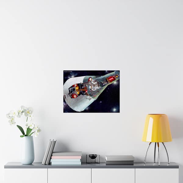15577638215021002121_2048.jpeg Two-man Gemini Spacecraft in Flight - NASA (c. 1965) - Space Age Poster Print