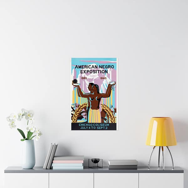 15581146389251993446_2048.jpeg American Negro Exposition - Robert Savon Pious (1940) - Art Deco Poster Print