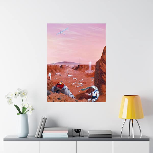15636396228648860524_2048.jpeg Exploration of the Surface of Mars - NASA (2005) - Space Age Poster Print