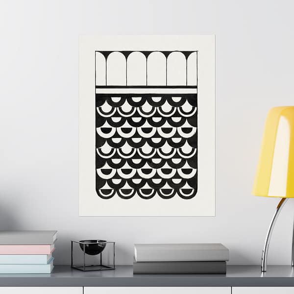 1580470207824719762_2048.jpeg Ornament of Scales (Ornament van Schubben) - Samuel Jessurun de Mesquita - Art Deco Poster Print