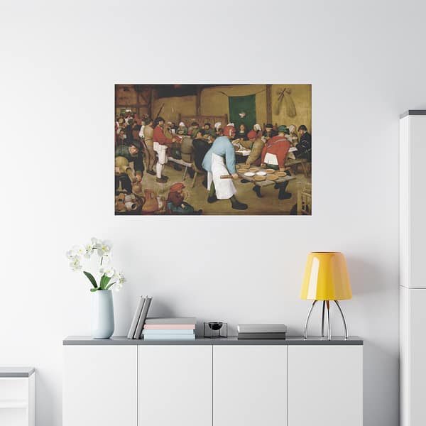 15922133495967754218_2048.jpeg The Peasant Wedding - Pieter Bruegel the Elder (1567) - Renaissance Canvas Print