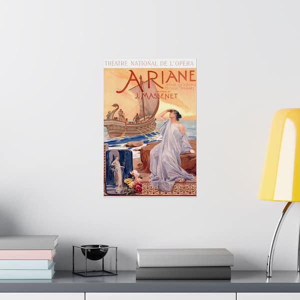 16024670061917192965_2048.jpeg Ariane Theatre National De L'Opera - Albert Maignan (1906) - Art Nouveau Poster Print