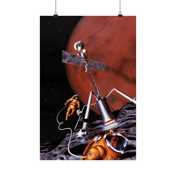 16169091897545608359_2048.jpeg Possible Exploration Programs - NASA, Pat Rawlings (1986) - Space Age Poster Print
