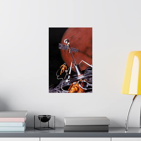 16369254500071484801_2048.jpeg Possible Exploration Programs - NASA, Pat Rawlings (1986) - Space Age Poster Print