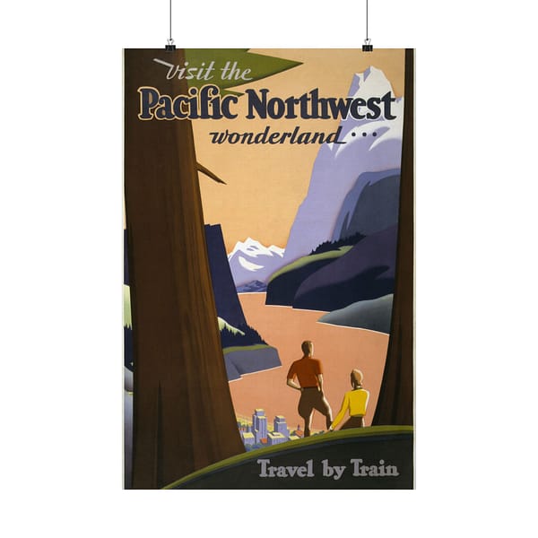 1638313519232396496_2048.jpeg Visit the Pacific Northwest Wonderland... Travel by Train - Kenneth and William Willmarth (1925) - Vintage Travel Poster Print