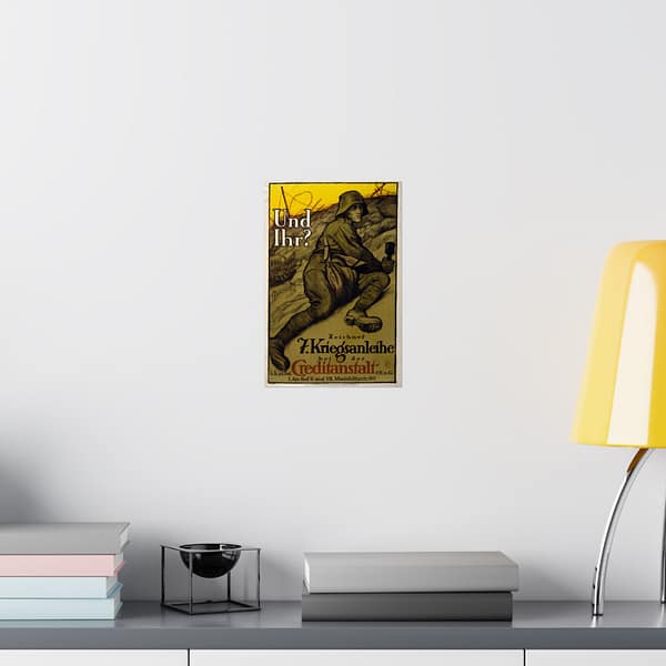 1643519327970635815_2048.jpeg Und Ihr? - Zeichnet 7 Kriegsanleihe - Alfred Roller (1917) - Patriotic WWI Poster Print