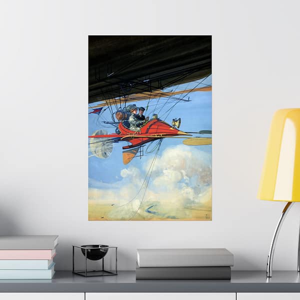 16502707410204143903_2048.jpeg Vintage Air Travel - Harry Grant Dart - Vintage Art Poster Print