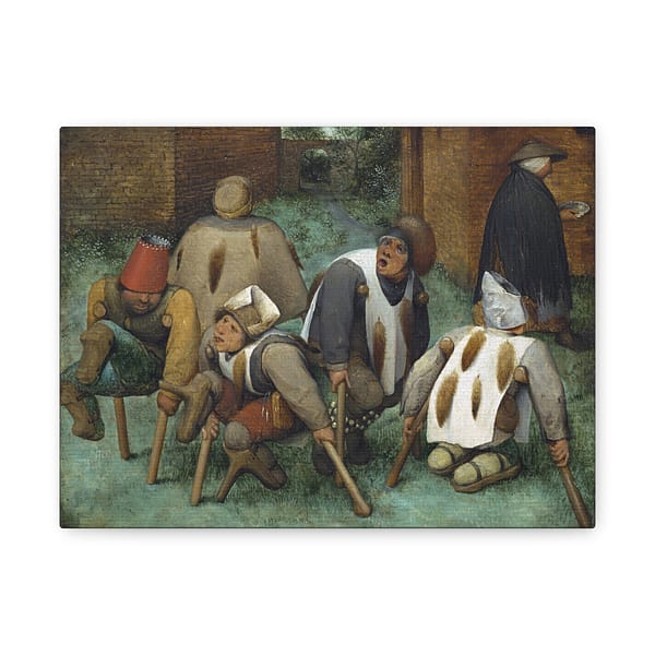 1664332864086405079_2048.jpeg The Beggars - Pieter Bruegel the Elder (1568) - Renaissance Canvas Print