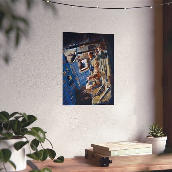 16722675133685945986_2048.jpeg Apollo 12 Command Module Concept - NASA (1969) - Space Age Poster Print