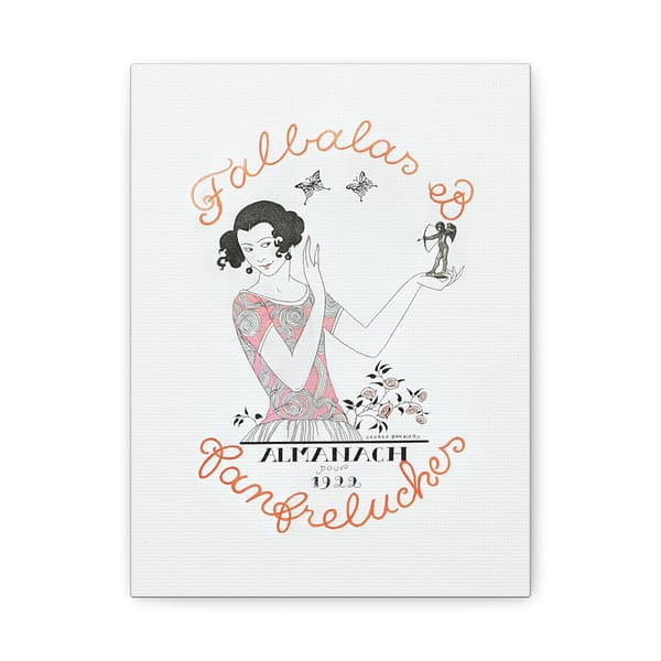 16737840115437753627_2048.jpeg Falbalas et Fanfreluches, Almanach pour 1922 - George Barbier (1922) - Art Deco Canvas Print
