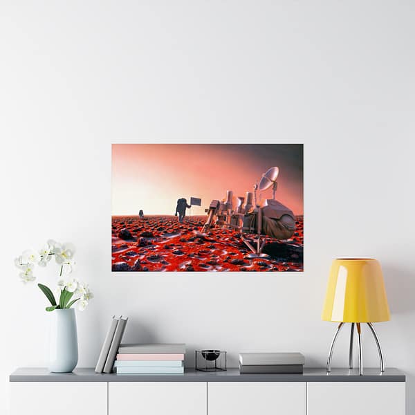 1686546658064518289_2048.jpeg Astronauts Approach Viking 2 - NASA, Pat Rawlings (1991) - Space Age Poster Print