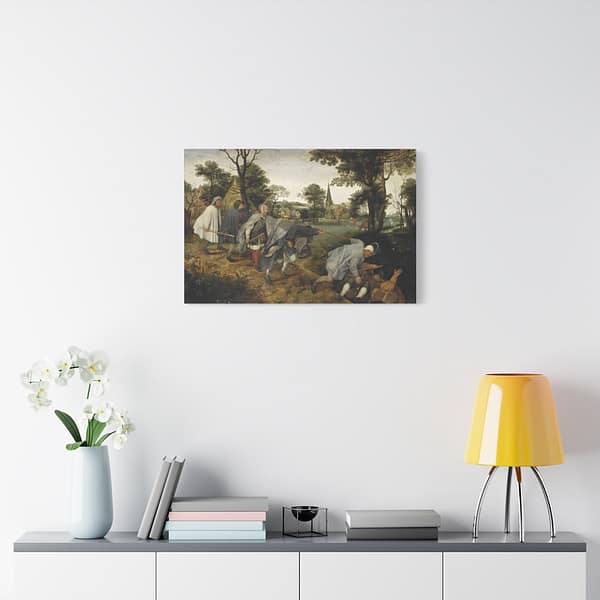 16944393646411537914_2048.jpeg The Parable of the Blind Leading the Blind - Pieter Bruegel the Elder (1568) - Renaissance Canvas Print