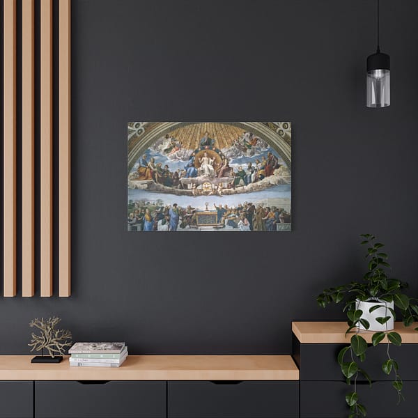 17100578794854643836_2048.jpeg The Disputation of the Holy Sacrament - Raphael (1509-10) - Renaissance Canvas Print
