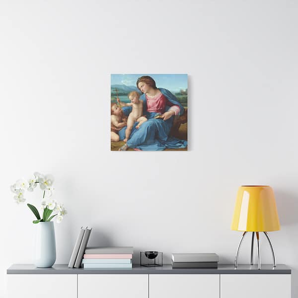 17103528786689819520_2048.jpeg The Alba Madonna - Raphael (c. 1510) - Renaissance Canvas Print