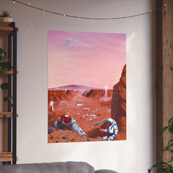 17295952394387100732_2048.jpeg Exploration of the Surface of Mars - NASA (2005) - Space Age Poster Print
