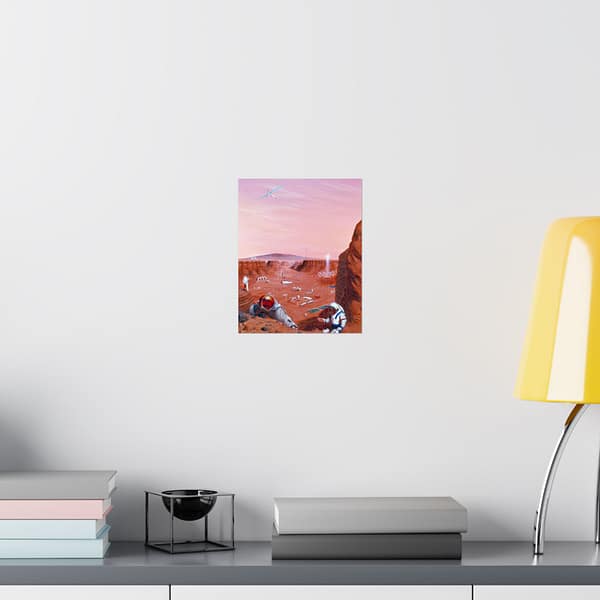 17312315085516710921_2048.jpeg Exploration of the Surface of Mars - NASA (2005) - Space Age Poster Print