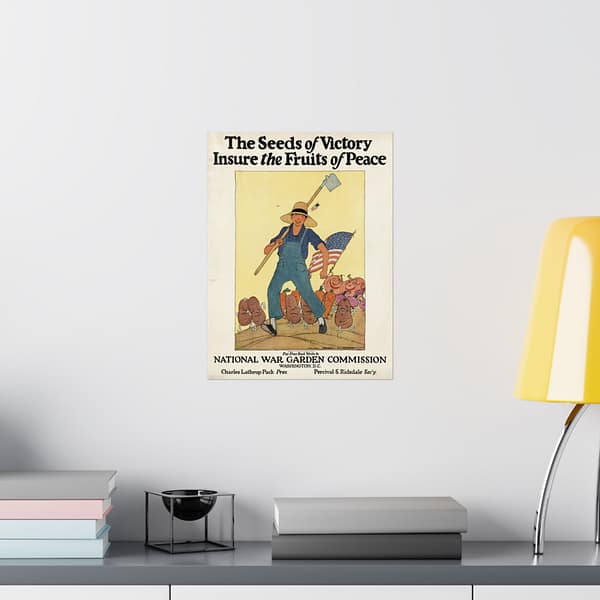 17633293951150706033_2048.jpeg The Seeds of Victory Insure the Fruits of Peace - Maginel Wright Enright (1919) - Patriotic Poster Print