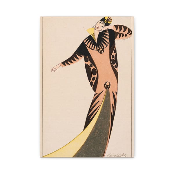 17642638138037422656_2048.jpeg Postcard from the Wiener Werkstätte No. 853 - Otto Lendecke and Wiener Werkstätte (1912) - Art Deco Canvas Print