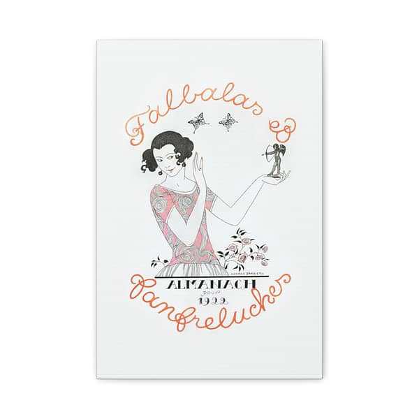 17717769317818493238_2048.jpeg Falbalas et Fanfreluches, Almanach pour 1922 - George Barbier (1922) - Art Deco Canvas Print