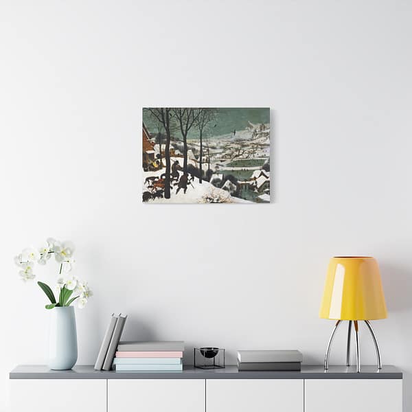 17774034987218338324_2048.jpeg Hunters in the Snow - Pieter Bruegel the Elder (1565) - Renaissance Canvas Print