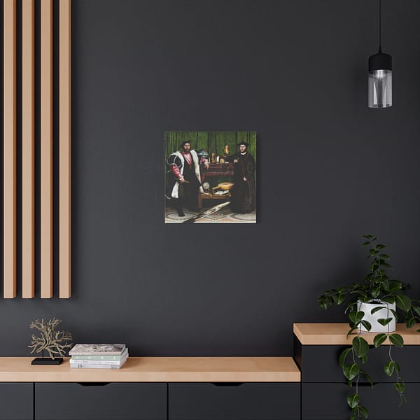 17785952709421050608_2048.jpeg The Ambassadors - Hans Holbein the Younger (1533) - Renaissance Canvas Print