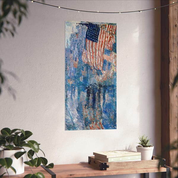 17834615324338891013_2048.jpeg The Avenue in the Rain - Frederick Childe Hassam (1917) - Patriotic Poster Print