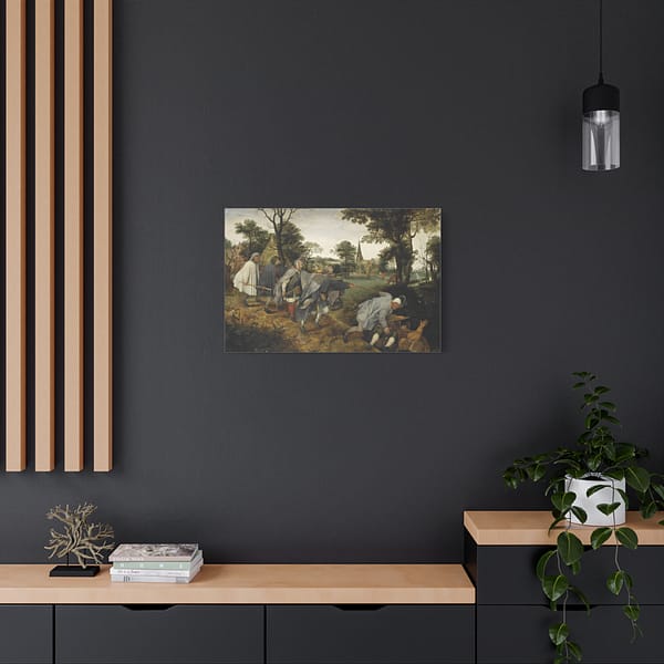 17898113238511439075_2048.jpeg The Parable of the Blind Leading the Blind - Pieter Bruegel the Elder (1568) - Renaissance Canvas Print