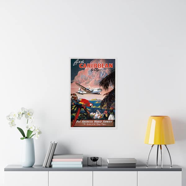 17999555820011367156_2048.jpeg Fly to the Caribbean by Clipper - Pan American World Airways - Mark Von Arenburg (c. 1935) - Vintage Travel Poster Print